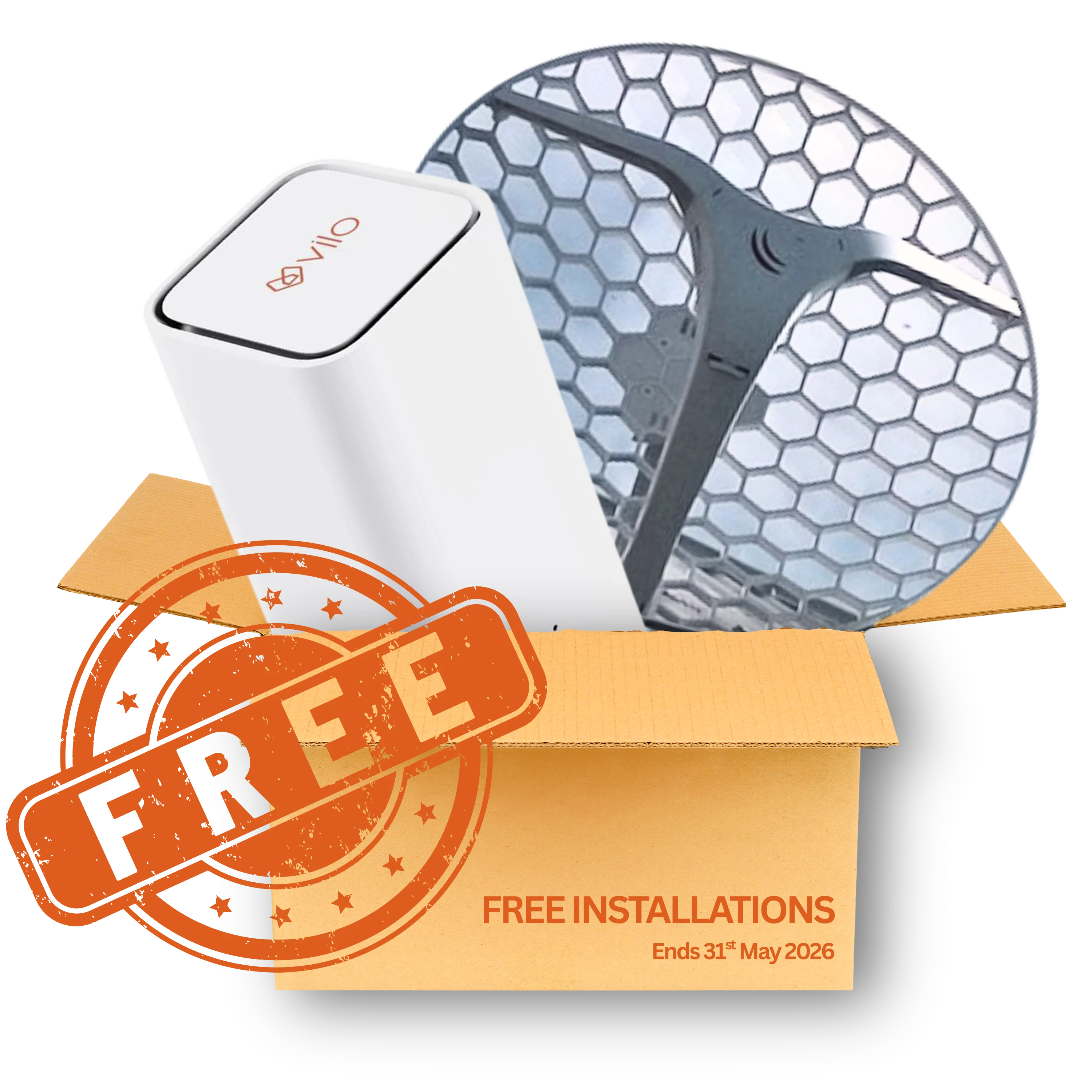 NZ rural wireless internet modem and antenna from WiFiConnect