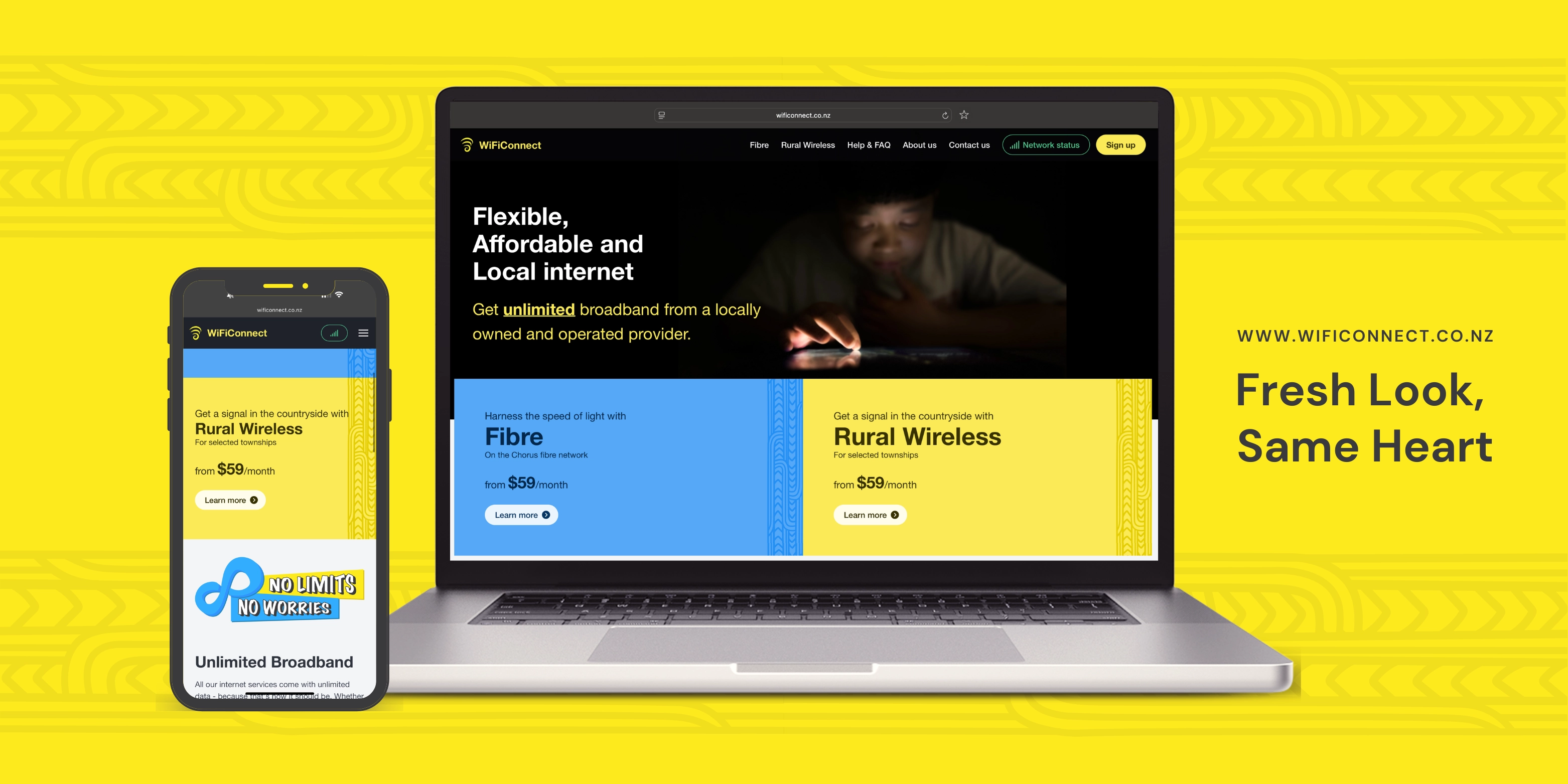 New WiFiconnect website